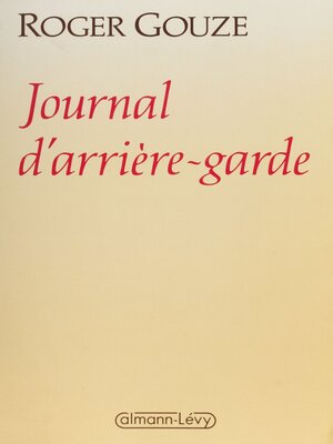 cover image of Journal d'arrière-garde
